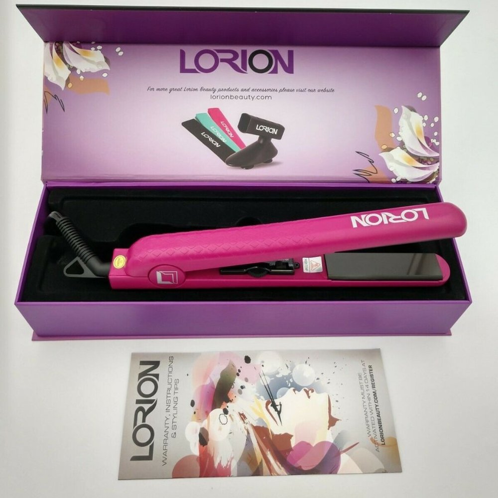 Lorion 1.25" Ceramic Purple Flat Iron